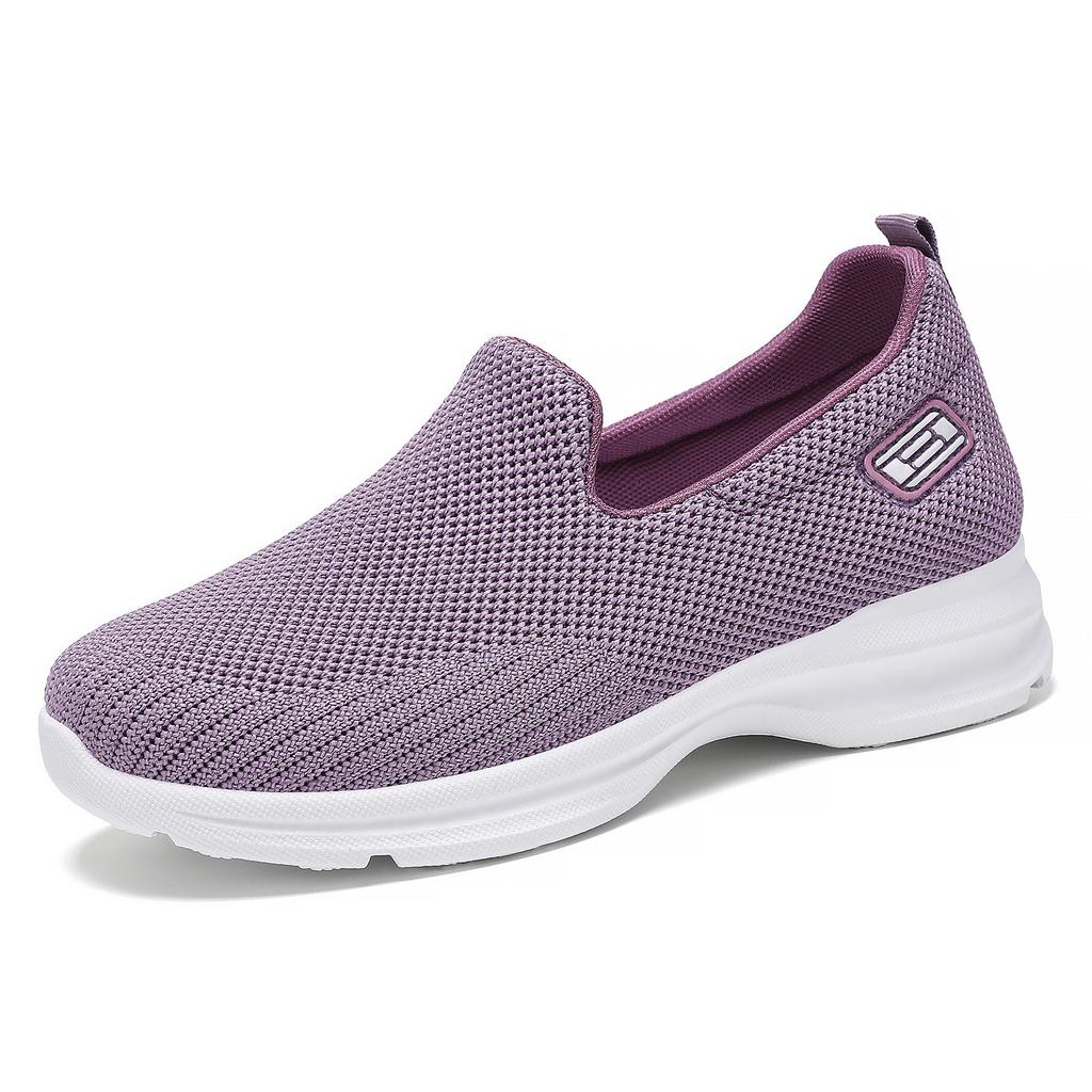 Shoes Women's casual shoes Small single processing Customized one-pedal single shoes Shallow mouth mesh shoes Wholesale of middle-aged 