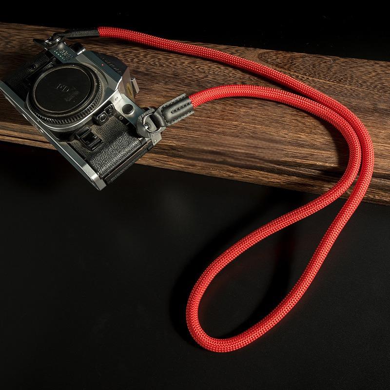 Camera Neck Shoulder Strap Belt for MILC Instant Retro Camera Necklace Bright Color Round Rope Style Shoulder Strap XJBD03