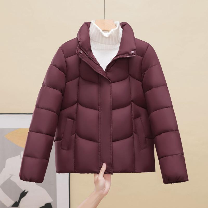 European bread clothes new short down cotton-padded clothes women's loose autumn and winter coats thickened jackets