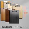 A4 Wooden Clipboard with Writing Pad for Office, School, and Storage Use.