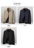 Grandpa Spring Men's Solid Color Lapel Jacket - Casual Business Outerwear