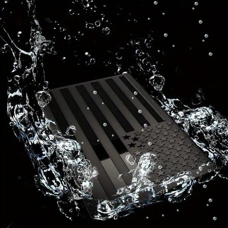 2ks Black Metal Car Emblem Badge Nálepka na motorku Kapota příslušenství do auta