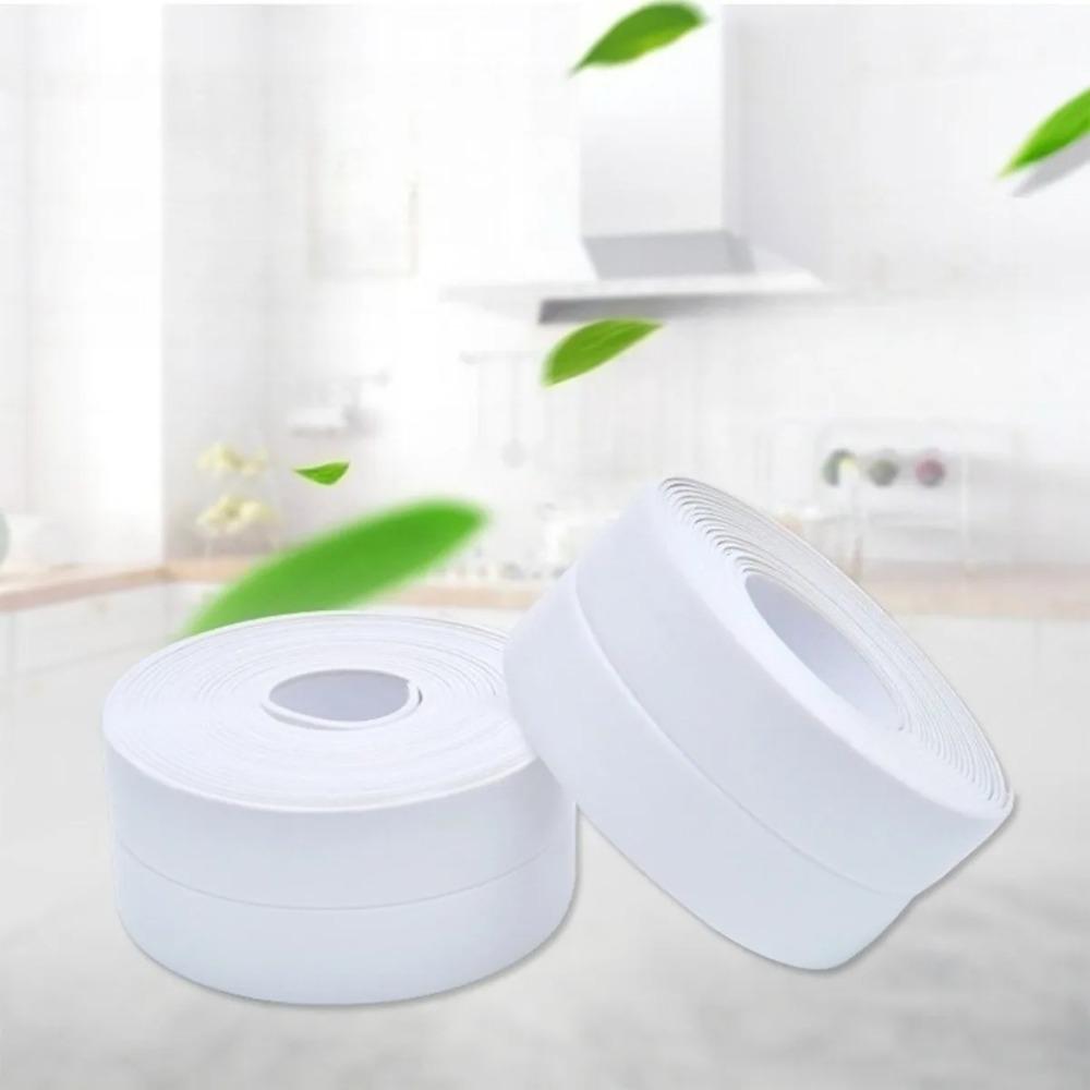 Waterproof Self Adhesive Seal Tape for Bathroom Sink Shower Bathtub Toilet Wall Kitchen Sticker Home Improvement Adhesive Tape