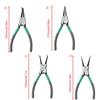 7inch Circlip Pliers Needle Nose Pliers Retaining Rings Pliers For Inner Outer Retaining Rings Industrial Maintenance