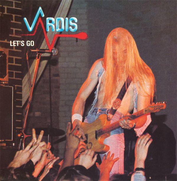 

7-дюймовая пластинка VARDIS Lets Go VAR1 Логотип 1980 Великобритания Рок Б/у