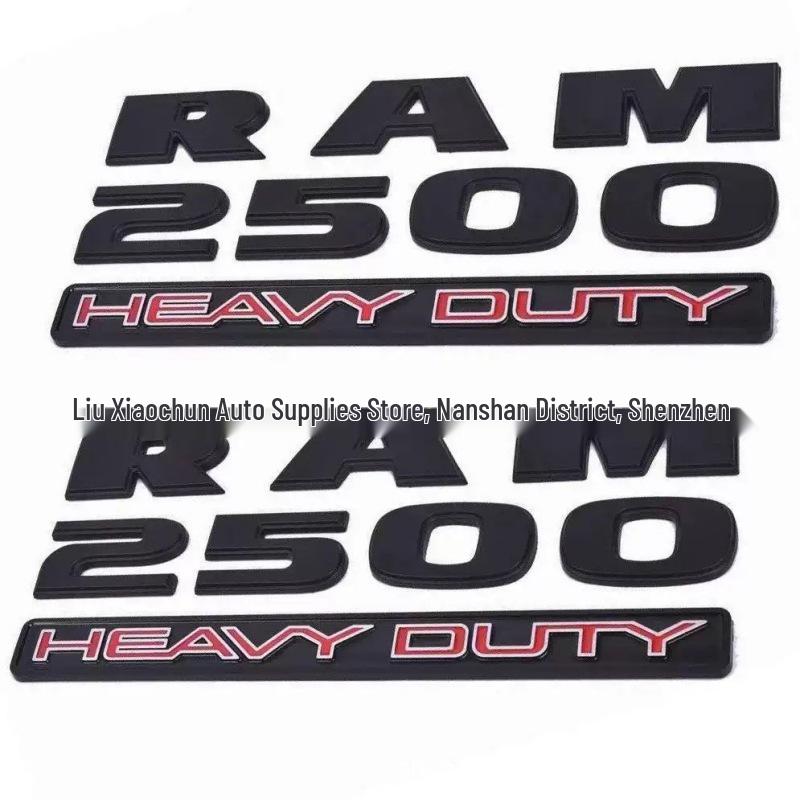 Fits Dodge RAM 1500/2500/3500 Heavy Duty Pickup: Modified Car Emblem Side Fender Sticker