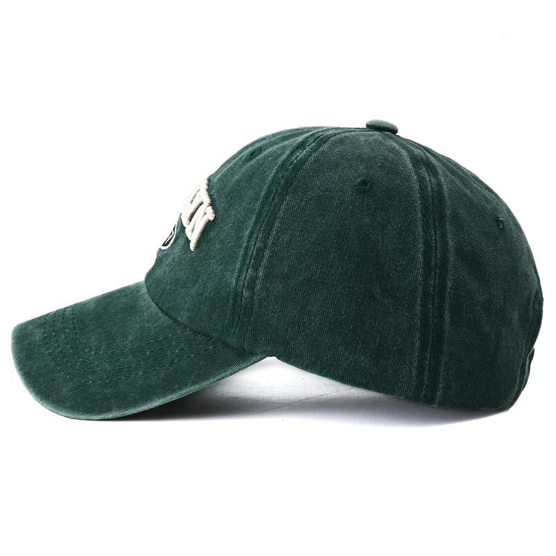 2023 Hochwertiger Snapback-Hut mit Brooklyn-Stickerei für Männer, Vintage, schwarz-grün gewaschene Baseball-Caps für Frauen, Gorras Hombre