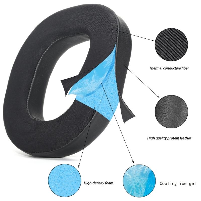 Cooling Gel Ear Pad for 700 Gen 3 Headphone Soft Ear Cushions Noise Isolating Comfortable