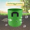 Non-woven Fabric Planting Bags, Thickened Felt Flower Pots, Buckets for Balcony Planting, Planting Bags Nutrient Bags, Transplanting Bags, Flower Pots