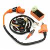 GY6 Scooter Modified Accessories Start Coil High Voltage Package Igniter Spark Plug Assembly