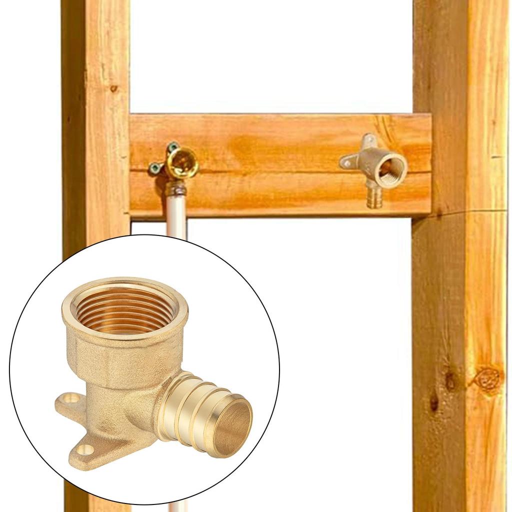 Brass Pex Crimp Fittings Transition from to Threaded Shower Head Fitting