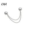 No Sew Hem Clips Magnetic Trouser Leg with Chain, Reusable Adjustable Alloy Fasteners, Invisible Garment Fixers Damage Buckle for T-shirt And