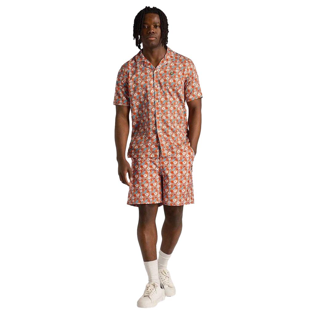 Lyle & Scott Men's Floral Pattern Resort Shirt