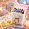 Doppelseitiges Aquarell-Marker-Stift-Set für Kinder mit tragbarem Etui - Ideal für Schüler und Anfänger