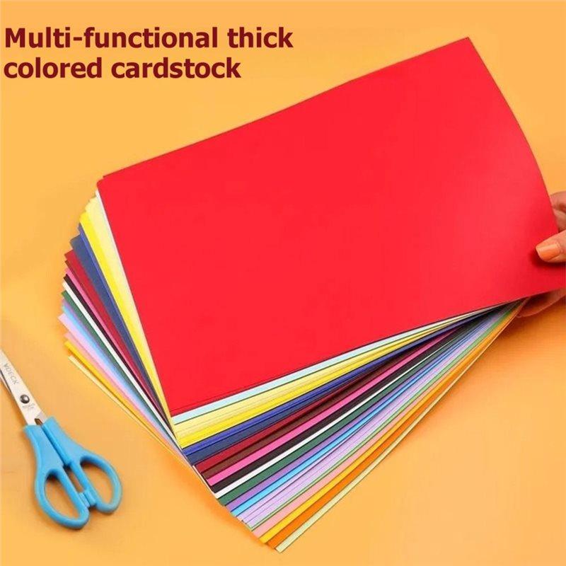 A25F-Colored Cardstock,100 Sheets 30 Colors For Crafts, Party Decorations Construction Paper