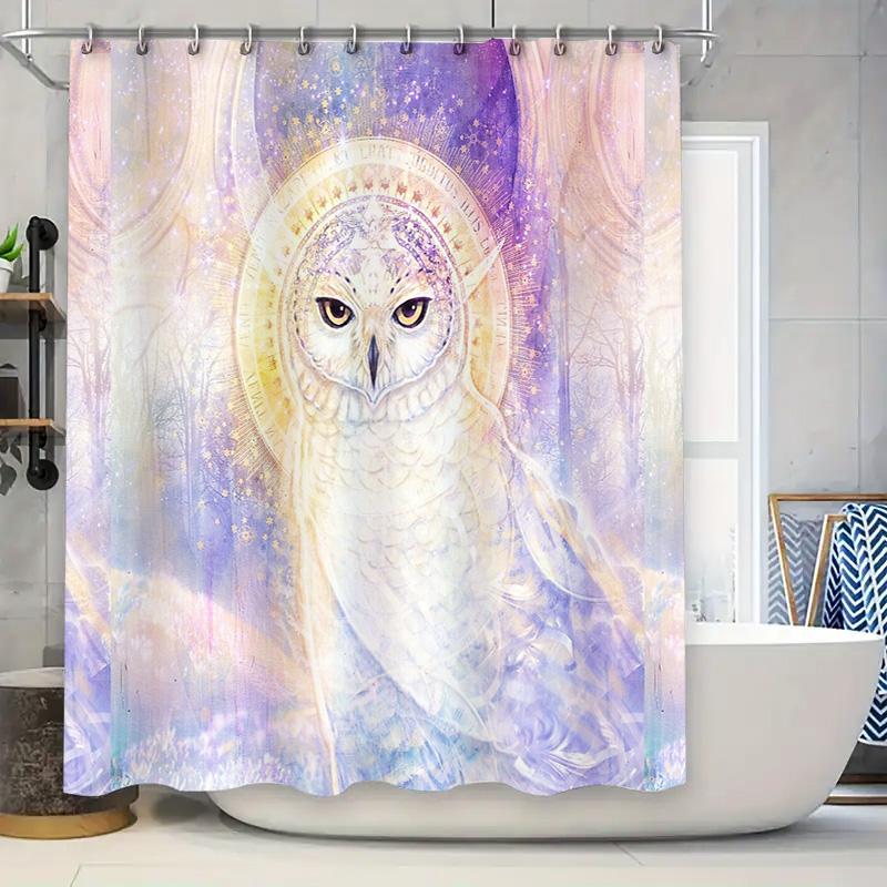

Bathroom Shower Curtain Floral Abstract Art Nature Landscape Washroom Decor Waterproof Fabric W60H190(CM)-1 Pcs