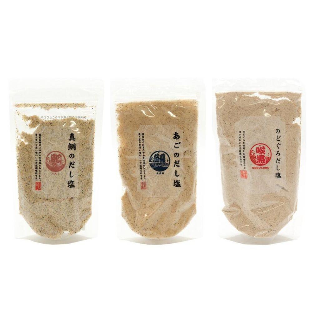 Sankakuya Suisan Seasoning Broth Salt Red Sea Bream / Flying Fish / Seabass (160g)