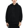 Nike Solid Color Sports Casual Hoodie With Sherpa Fleece Long Sleeve Women Tops Black DQ6841-010