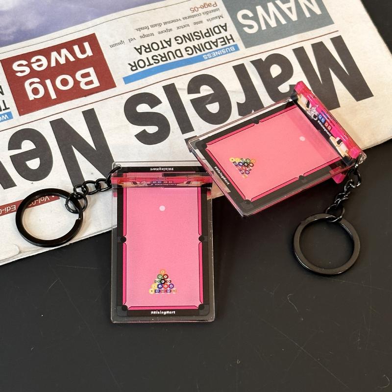 

Acrylic 3D Boxing Ring Keychain Creative Fighting Sports Pendant For Boxing Enthusiasts Gym Bag Car Key Accessory Gift A10