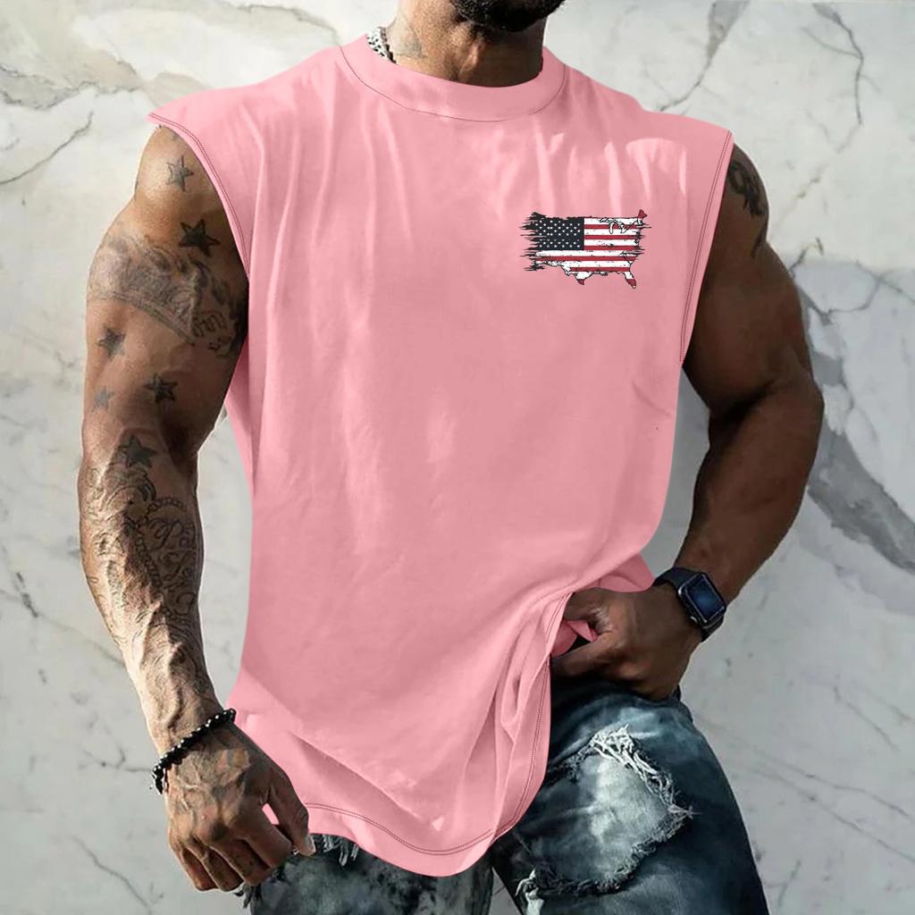 Chaleco y Chaleco Estampados para Adelgazar y Ejercicio de Fitness para Hombres, Forma de I Ancha en los Hombros y Centro de la Espalda para Hombres