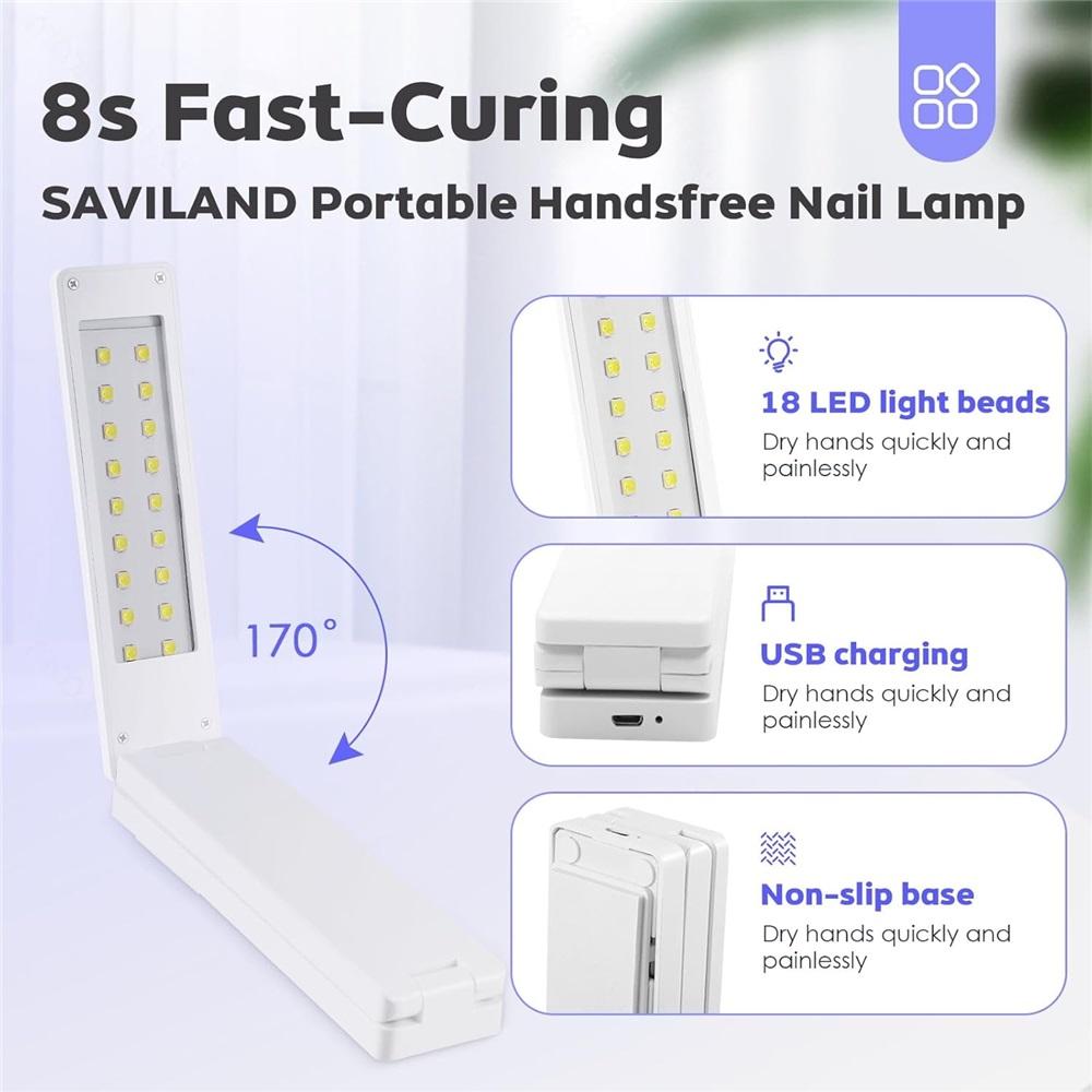 Ultraviolet resin curing lamp, wireless rechargeable ultraviolet resin lamp, foldable black light ultraviolet LED lamp