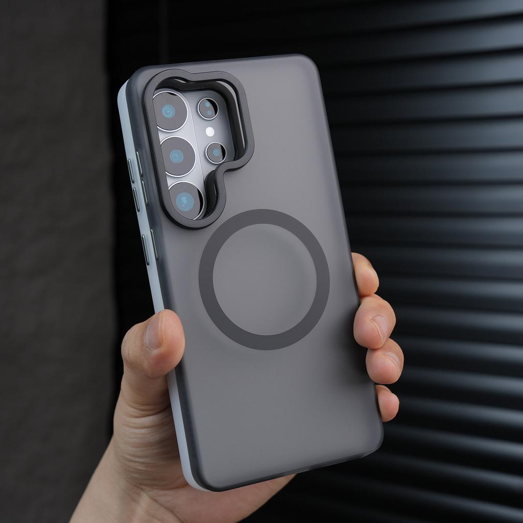 For Samsung Galaxy S26 Ultra S26+ Case Matte Translucent For Magsafe Magnetic Bracket Protect Cover For Galaxy S26 Shell Bumper