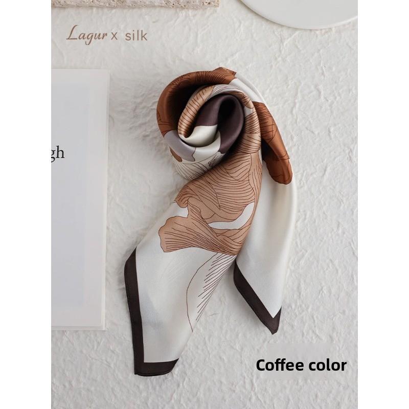 Romantic journey four palace square scarf 100% mulberry silk silk scarf scarf hairband no specifications