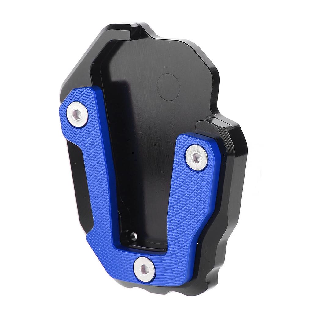 Motorcycle Kickstand Extension Stand Support Plate Aluminum Alloy Replacement CRF1100L Africa Twin 2019-2021 (Blue)