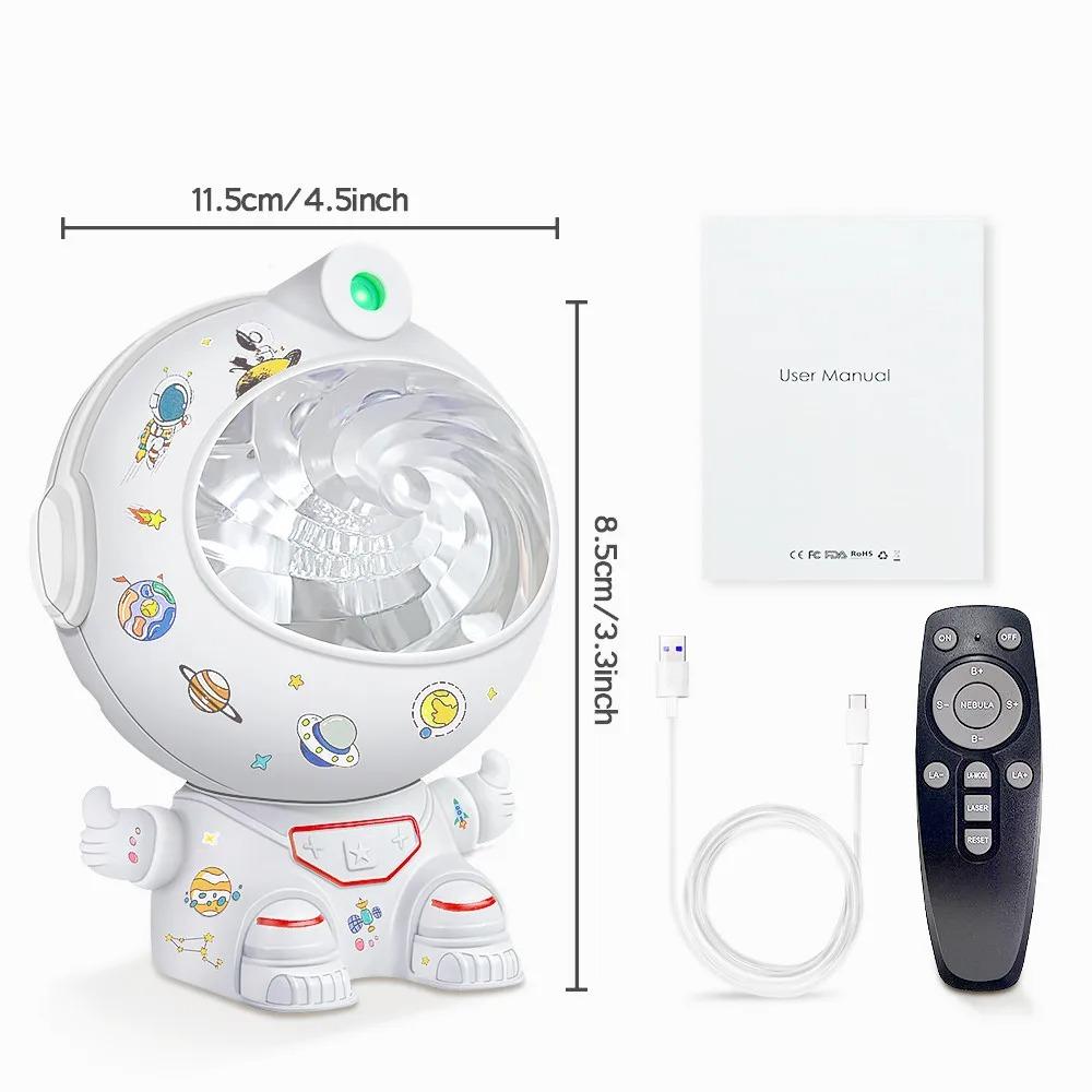 Astronaut Galaxy Projector Star Projector Nebula Galaxy Night Light with Remote for Home Bedroom Ceiling Decorative Kids Gifts