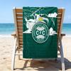Cori-tiba Football Club Crest Printed Beach Towel, Super Soft Microfiber, Perfect Gift Birthday, for Pool, Beach, Travel, for Family and Friends