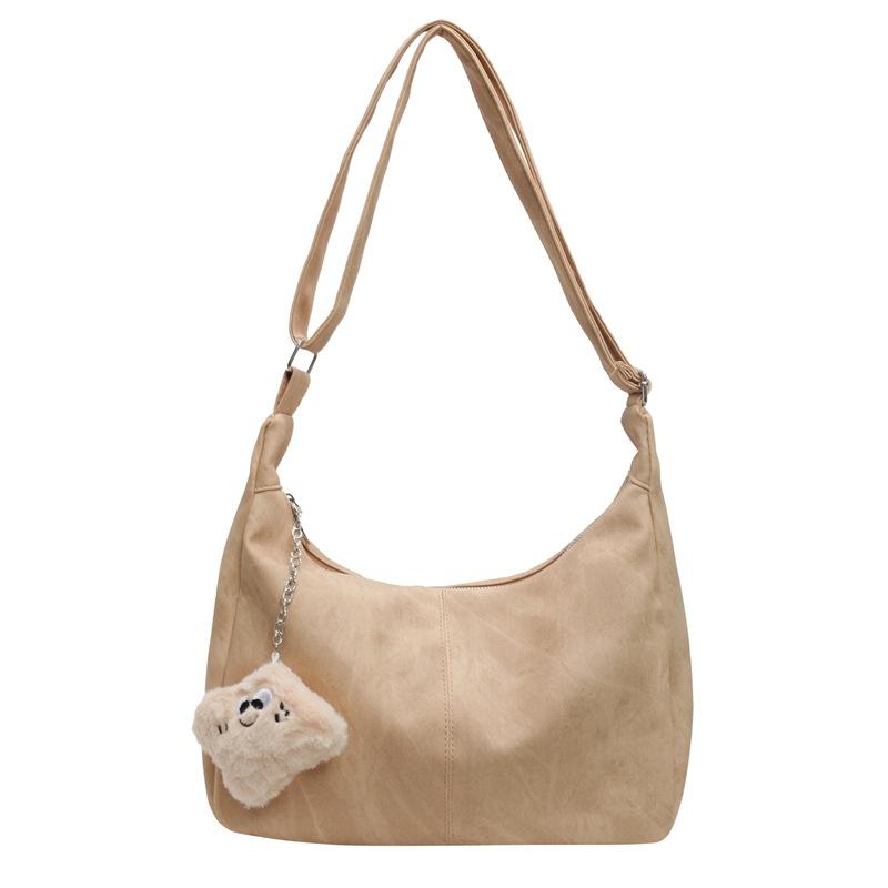 Modische Retro-Tragetasche Damen Nische Pendeln Großraum Umhängetasche Ausländischer Stil Studentin Unterricht Schultertasche