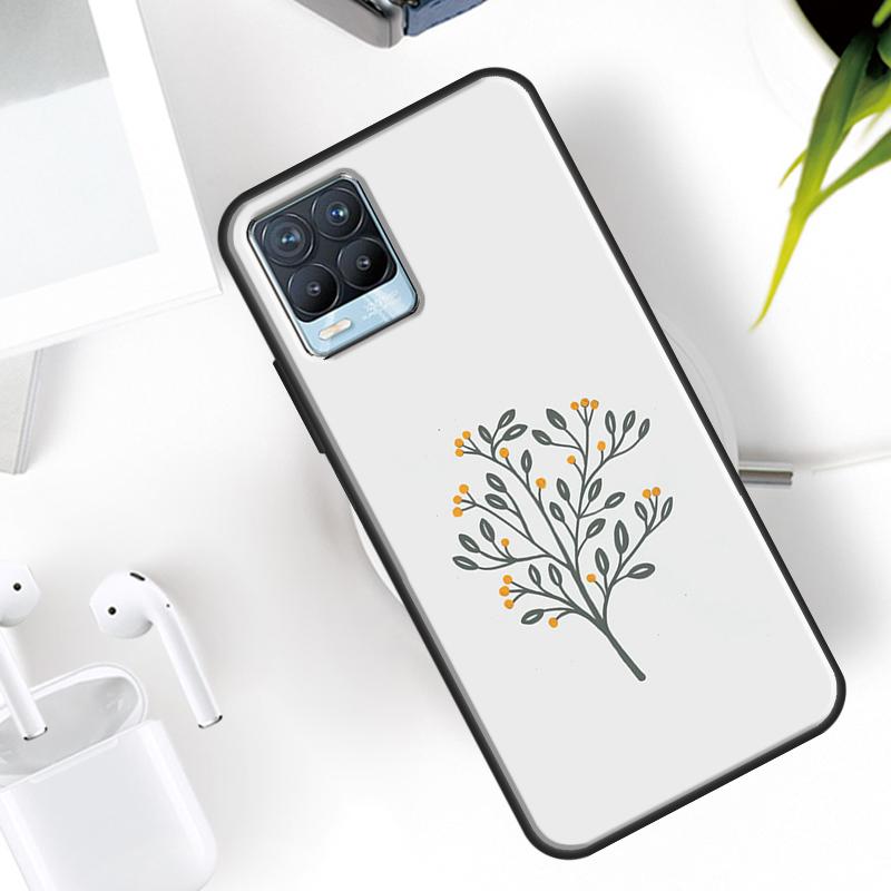 Purple Background Pattern Case For Realme 15 12 11 13 14 Pro Plus C65 C67 C61 C53 C55 C51 C25 C63 C71 C75 GT6 GT7 Pro