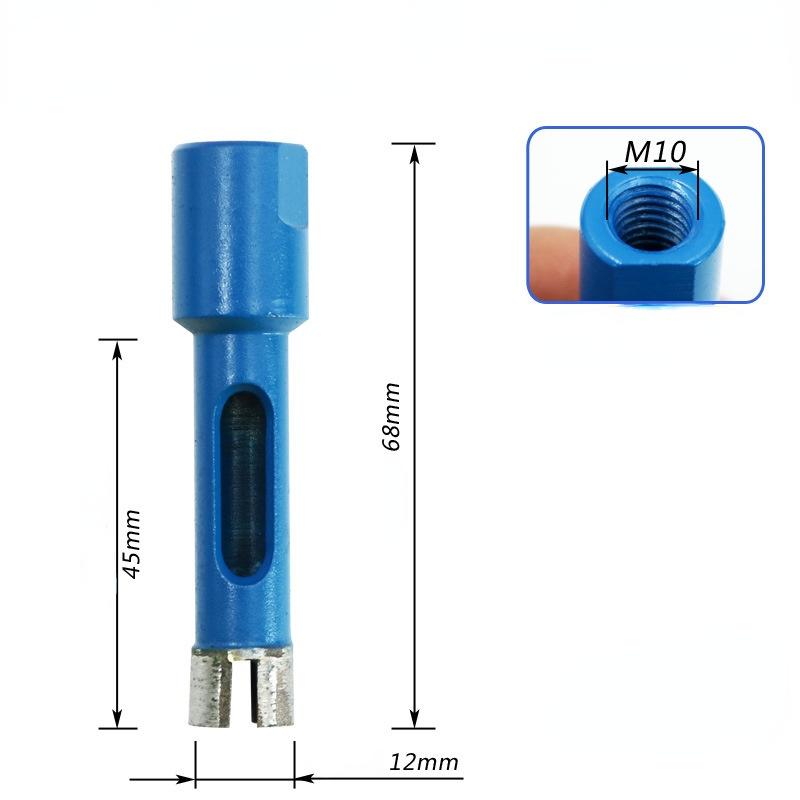 Diamond Hole Saw Drill Bit Set for Concrete Tiles Glassd Cutter Saw Blue Wall Drill Bit M10 Angle Grinder 6-75mm