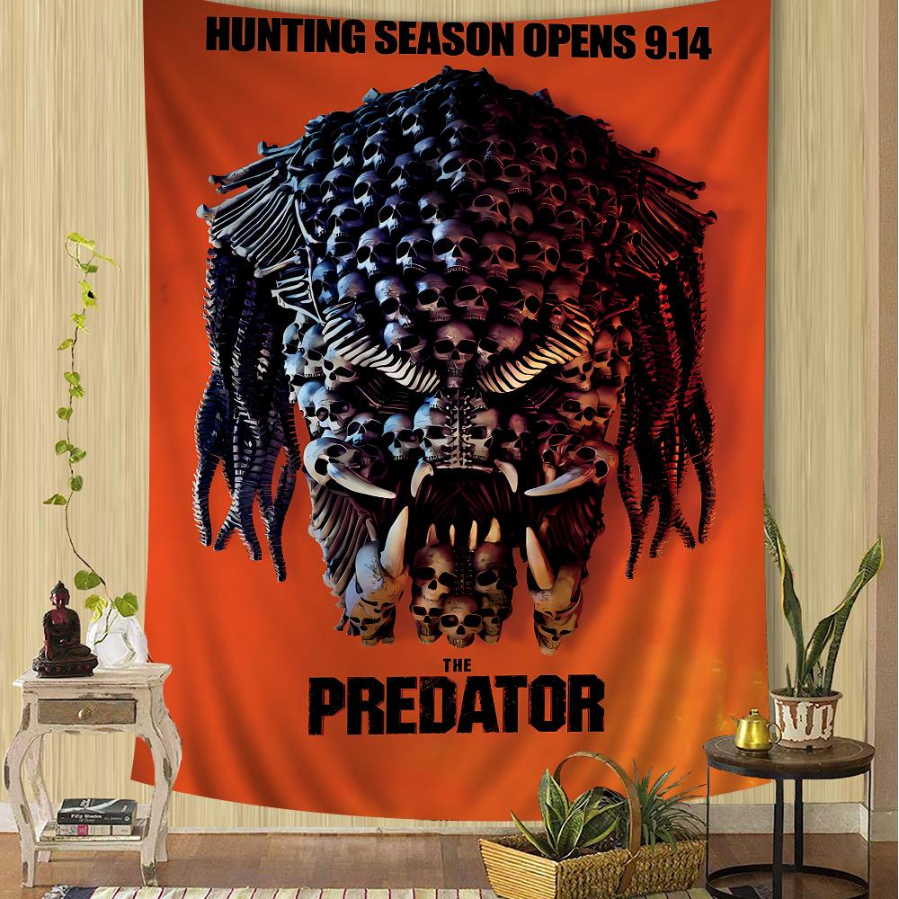 The Predator Printed Large Wall Tapestry Indian Buddha Wall Decoration Witchcraft Bohemian Hippie Wall Art Decor