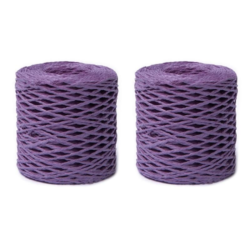 Raffia Yarn Buckwheats Crochet Hat Yarn Beach Bag Yarn, Raffia Crochet Yarn, Crochet Straw Knit Yarn, Knitting Materials