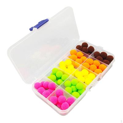 1 Box Fliegenfischerköderkugeln Fischrogenkugel 8-1mm 5 Farben Bindematerialien Fliegenbinden