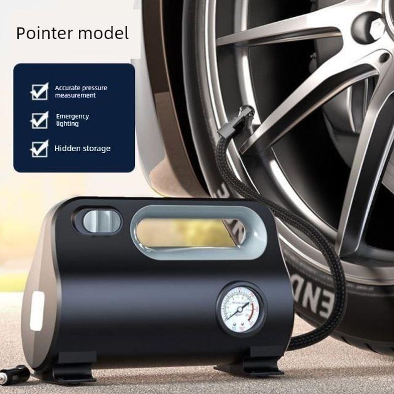 

Car Air Pump for Small Cars, Portable Electric Car Tire Pump 12V with Tire Pressure Gauge Specifications: Wired [Pointer Model]