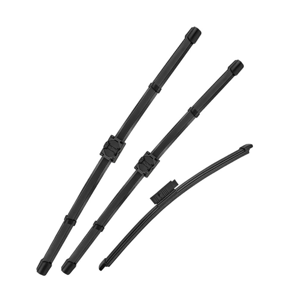 For BMW 3 Series E91 2005-2009 2006 2007 2008 Wiper Front & Rear Wiper Blades Windshield Windscreen Window Brushes 24"+19"+14