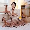 Cartoon Simulation Lying Down Giraffe Doll Plush Toy Zoo Deer Sika Deer Doll Children'S Rag Doll
