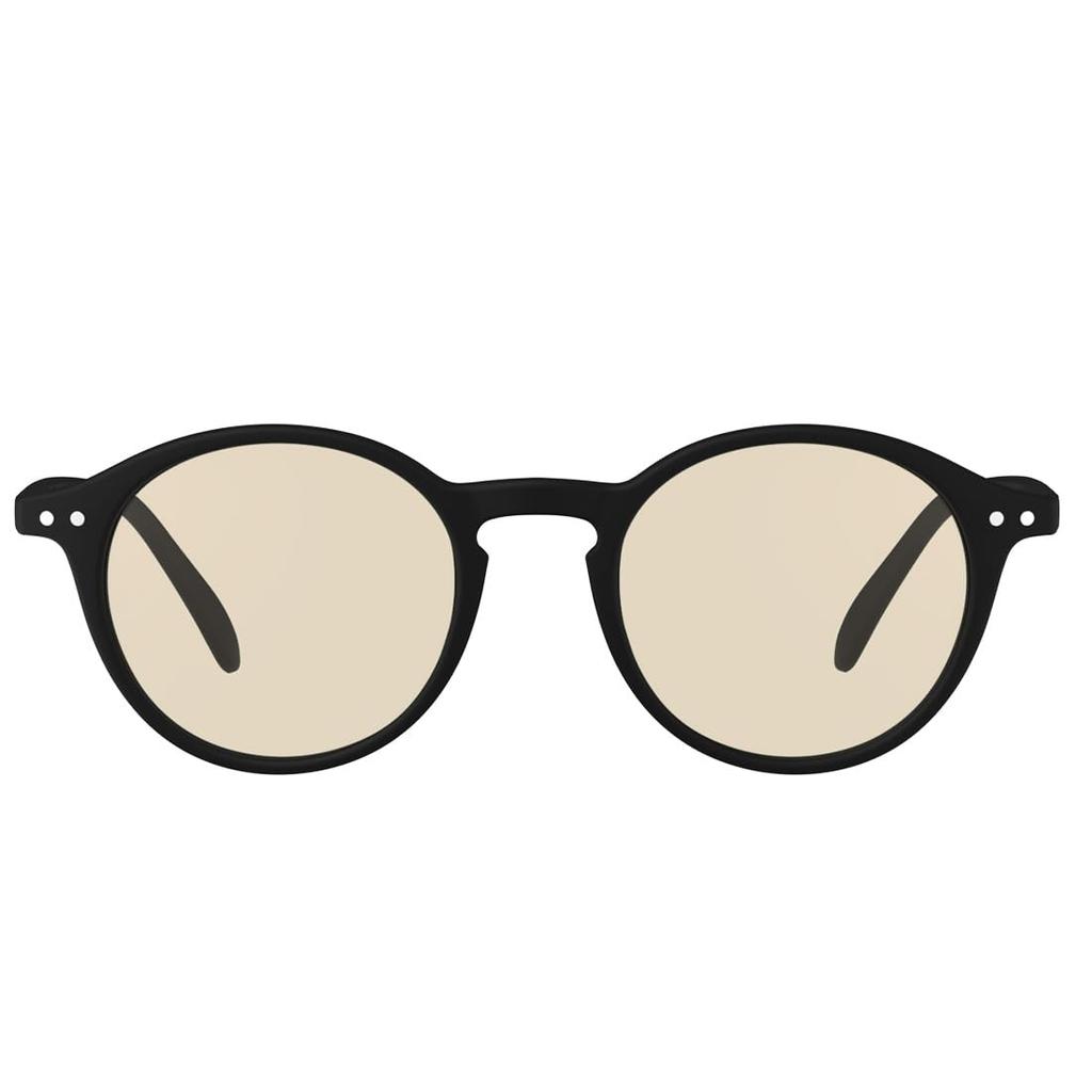 IZIPIZI Light Color Boston Matte Black Light Brown Lenses [IZIPIZI] Sunglasses, #D Model, Men's & Women's, Style, Frame,
