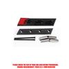 3D RS3 RS4 RS5 RS6 RS7 RS8 Badge Car Front Grille Emblem Auto Accessories For Audi Sline Quattro RS S TT A1 A2 A3 A4 A5 A6 A7 A8