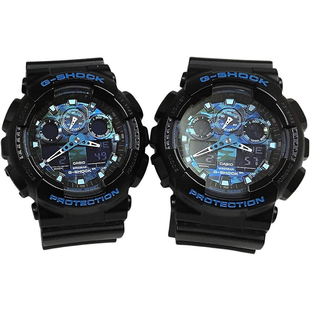 Casio G-Shock GA-100CB-1AJF Watch Pair Set with Original Case, Water Resistant, Shock Resistant