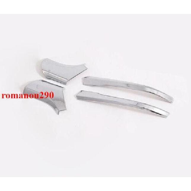 For Toyota Highlander -22 ABS Chrome Door Rear Mirror Strip Cover Trim auto