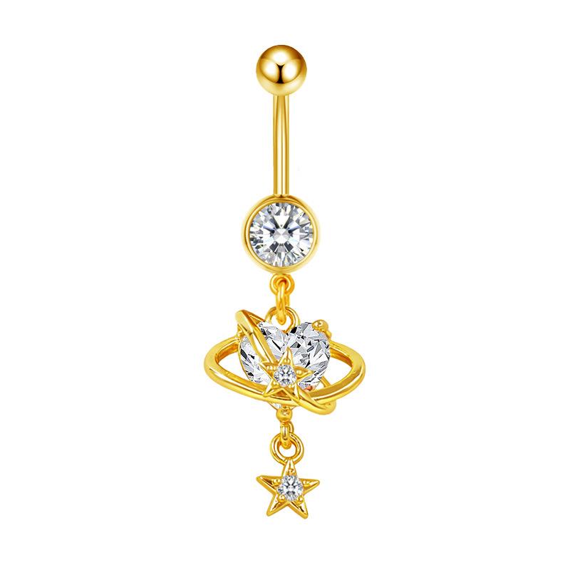 Gaibei Starfish Butterfly Trendy Navel Ring Jewelry