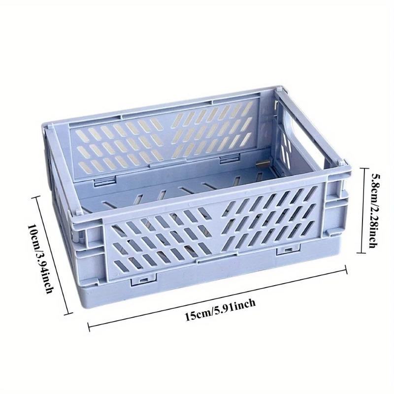 1 Stück Aufbewahrungskörbe Organizer Koffer Faltbar Student Schreibtischkorb Klebeband Schreibwaren Kunststoff Faltbarer Behälter Aufbewahrungsbox