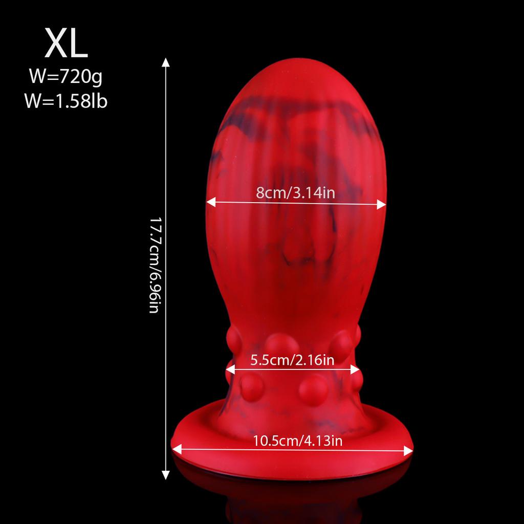 Dragon Egg Sex Product Liquid Silicone Male and Female Masturbation Simulation Penis Anal Dilatation Device Adult Sex Toys