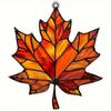 Thanksgiving Akryl Lönnlöv Ljusfångare - Fönsterhängande Dekoration, Höstfirande Hem- och Dörrdekoration, Jul- och Nyårsgåvor