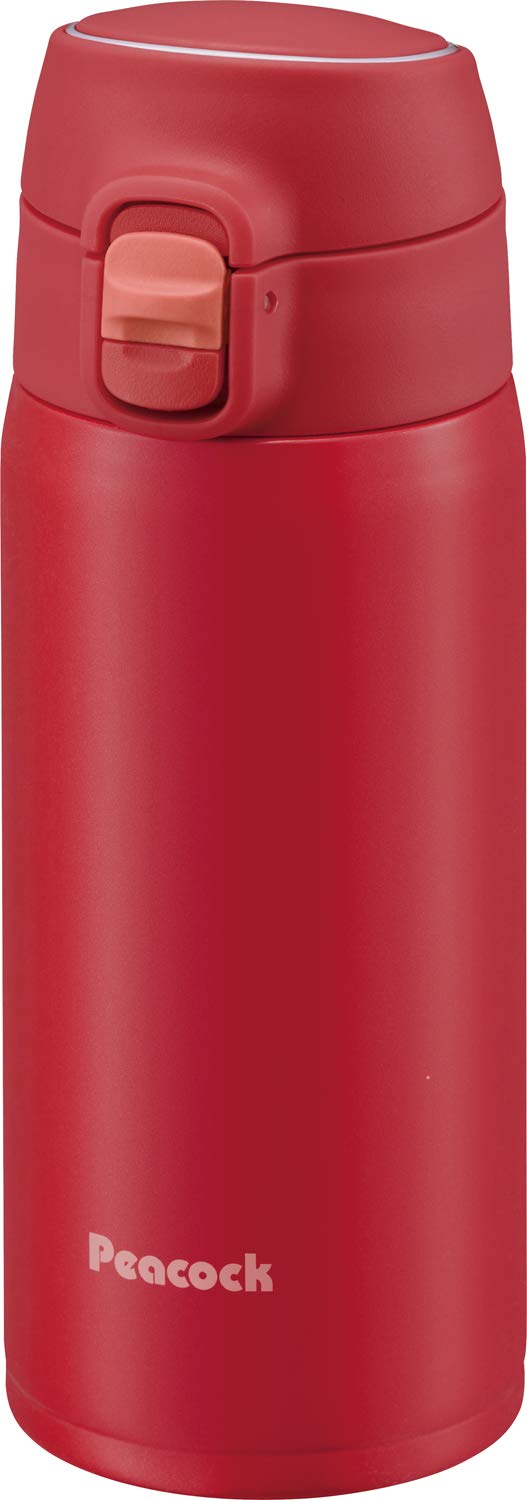 

Thermos Industry Peacock Water Bottle Lock Type Mug 400ml Rose Pink PR The-peacock (The-peacock) One-Touch AKM-40