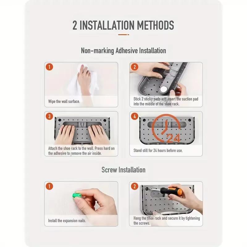 Slippers Storage Rack Adhesive Hanging Strip Door Shoe Rack Hanging Shoe For Motorhome RV Camper Van Caravans Home Office