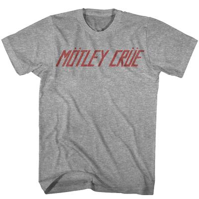 T-shirt da Uomo con Logo della Band Rock Motley Crue Vintage Merch Musicale da Concerto Heavy Metal